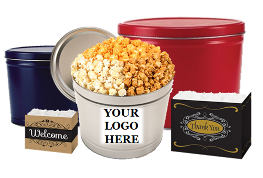 Personalized Flavor Hampton Classic Popcorn Tin